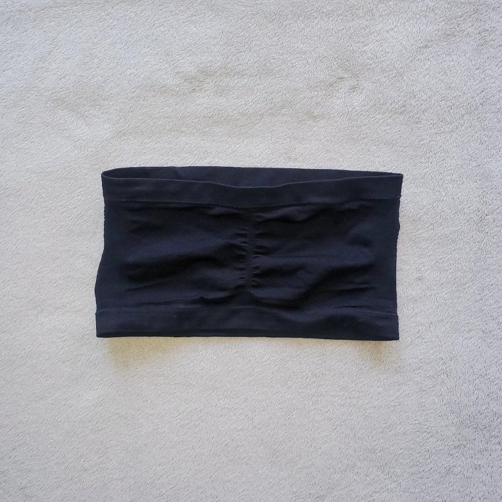 all black brand new Nan Ji Ren stretchy bandeau bra🏴